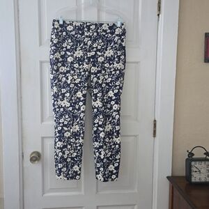Ankle length floral slacks